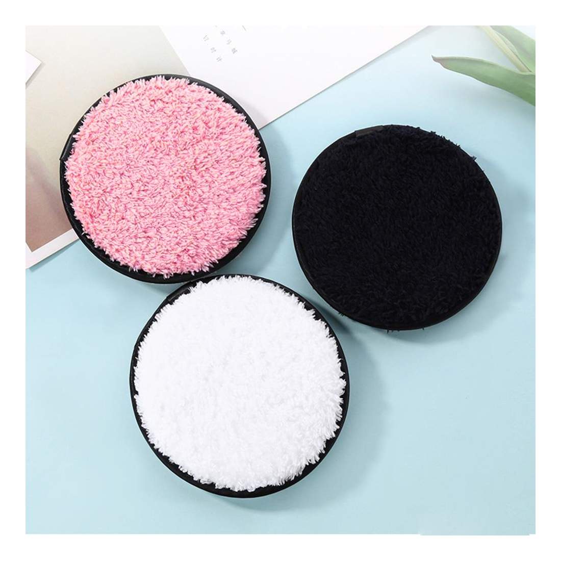 3x Dynor för Sminkborttagning - Återanvändbara | Hälsa & Skönhet - Hud- & Ansiktsvård | Pryloteket