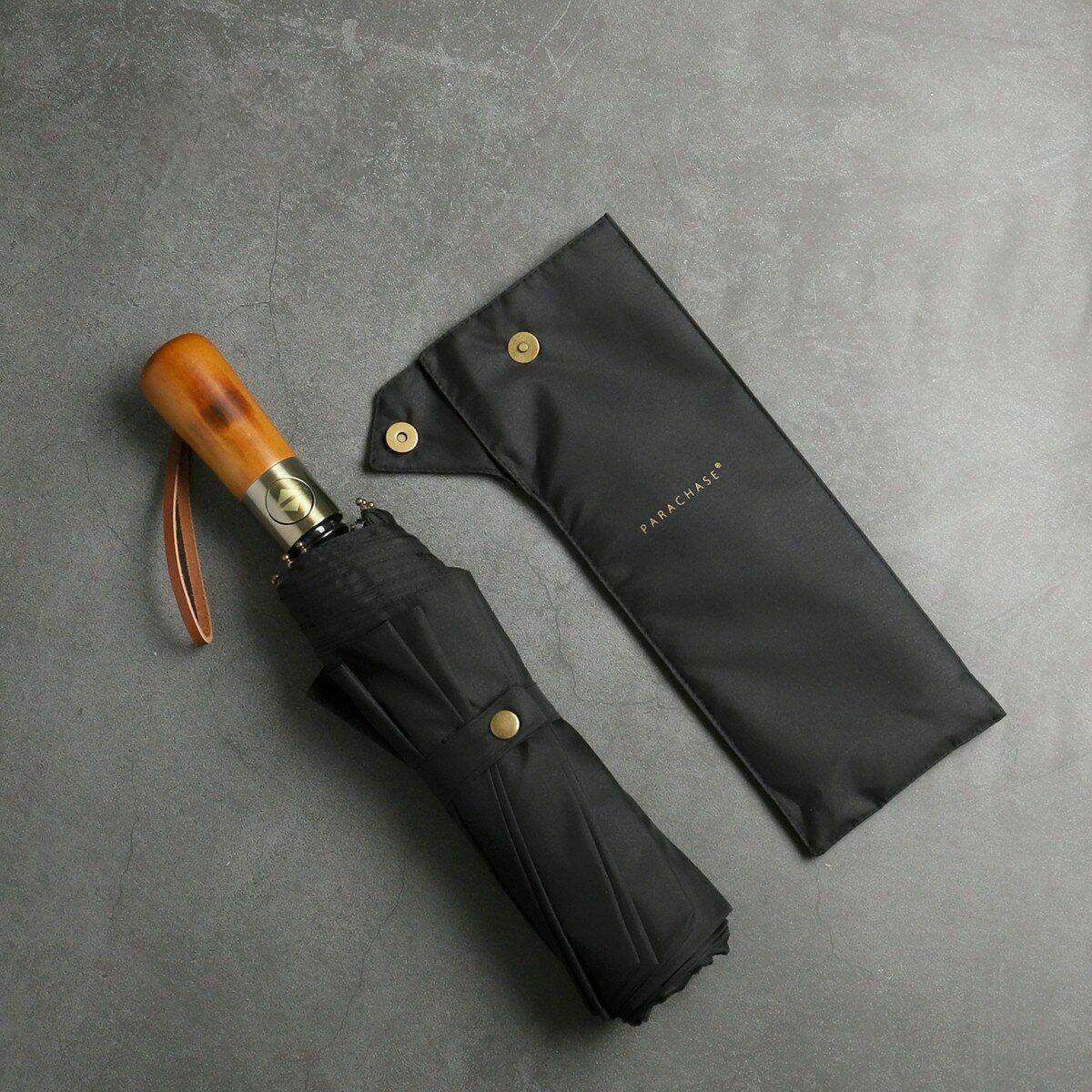 Paraply, Kompakt - 115 cm - Sort