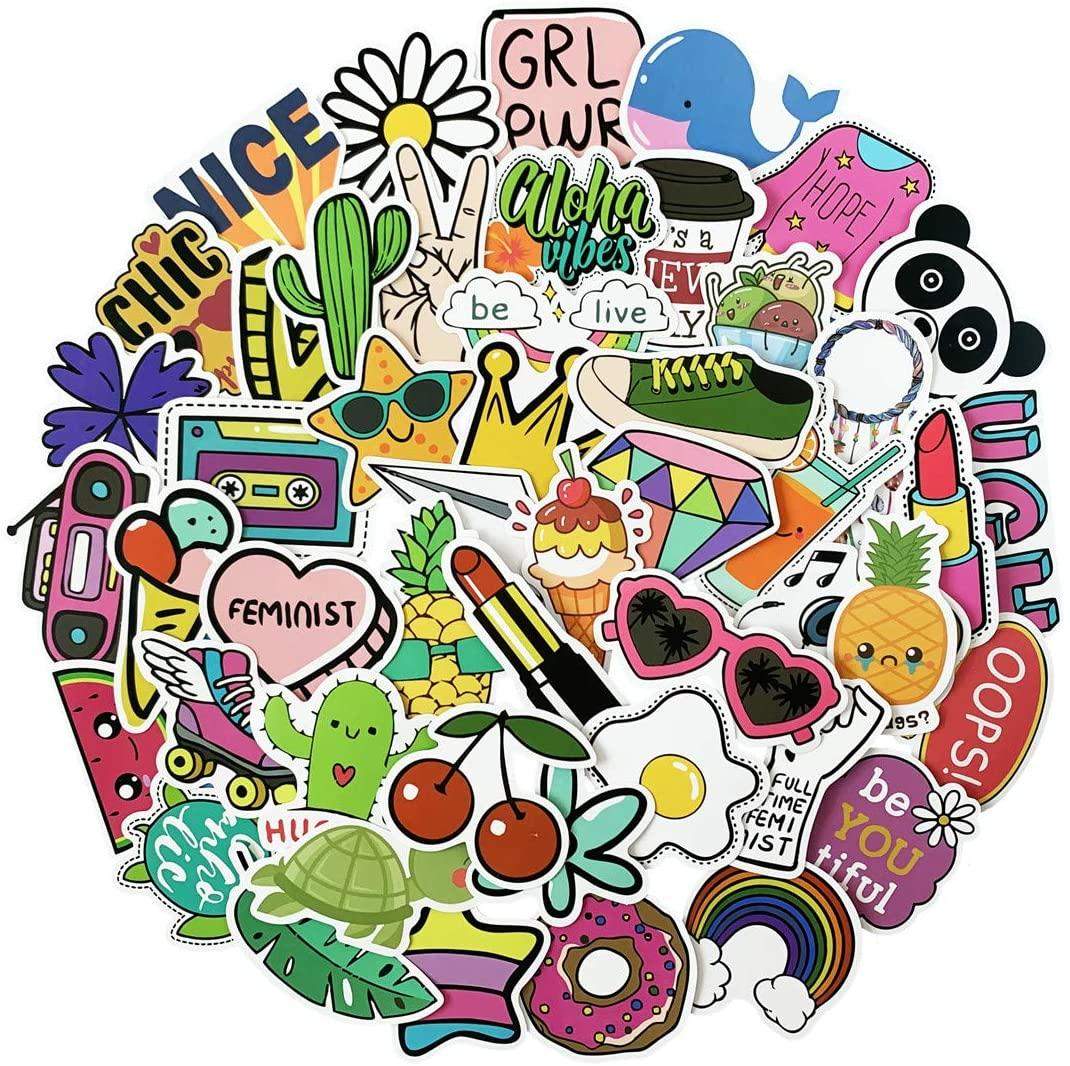 50x Klistermærker og Dekaler - VSCO No. 4