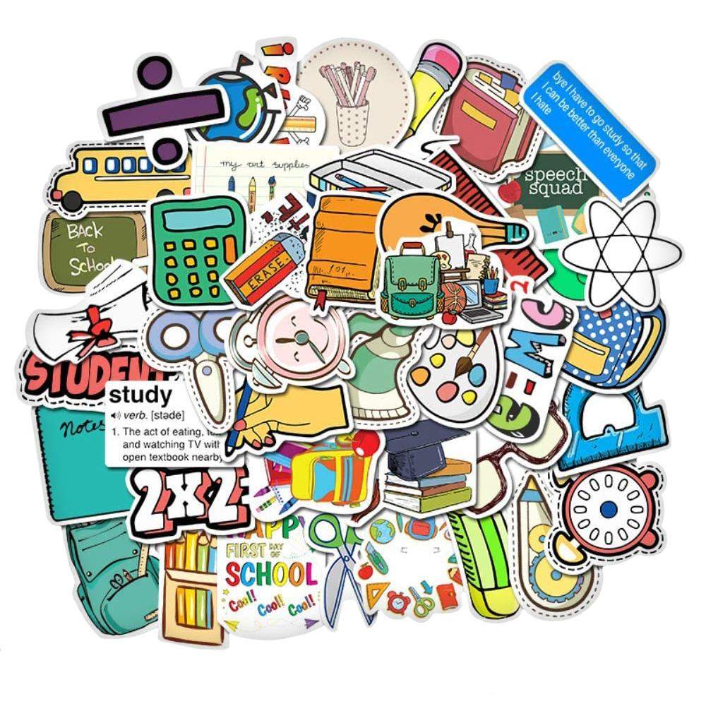 50x Klistermärken och Dekaler - VSCO School | Leksaker & Spel - Leksaker - Rittillbehör & Pyssel - Klistermärken | Pryloteket