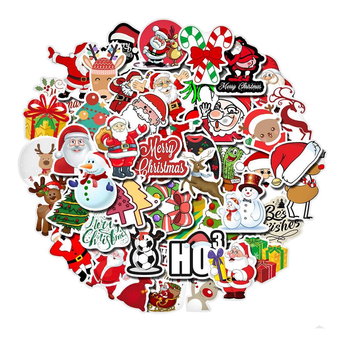 50x Klistermärken och Dekaler - VSCO Christmas