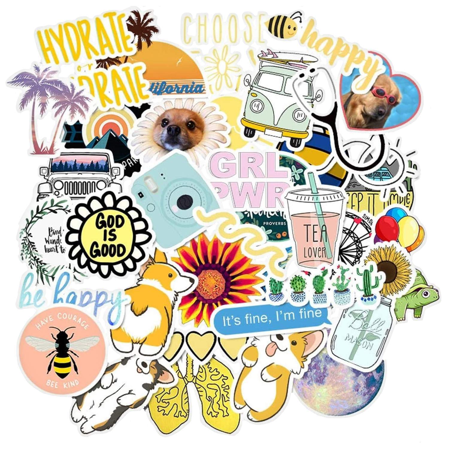 50x Klistermärken och Dekaler - VSCO No. 1 | Leksaker & Spel - Leksaker - Rittillbehör & Pyssel - Klistermärken | Pryloteket