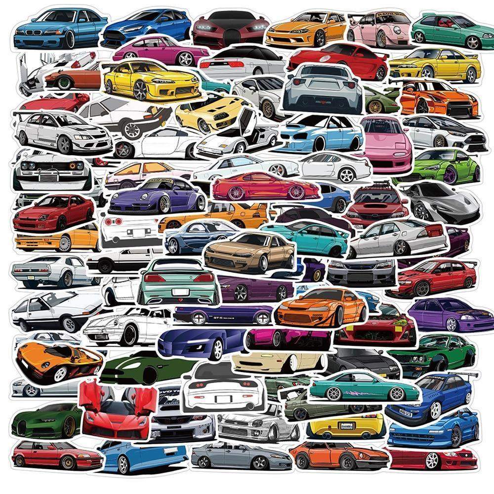 50x Klistermärken och Dekaler - VSCO Cars | Leksaker & Spel - Leksaker - Rittillbehör & Pyssel - Klistermärken | Pryloteket