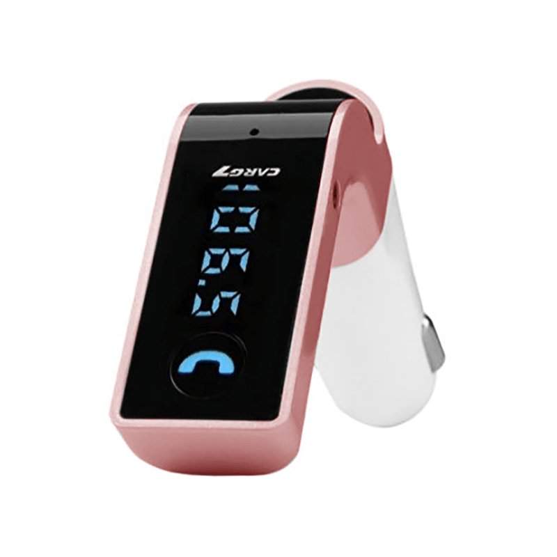 FM-sender med Bluetooth Forbindelse 4-i-1, Lyserød