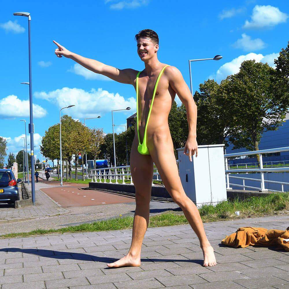 Borat, Mankini - Neongrøn billede