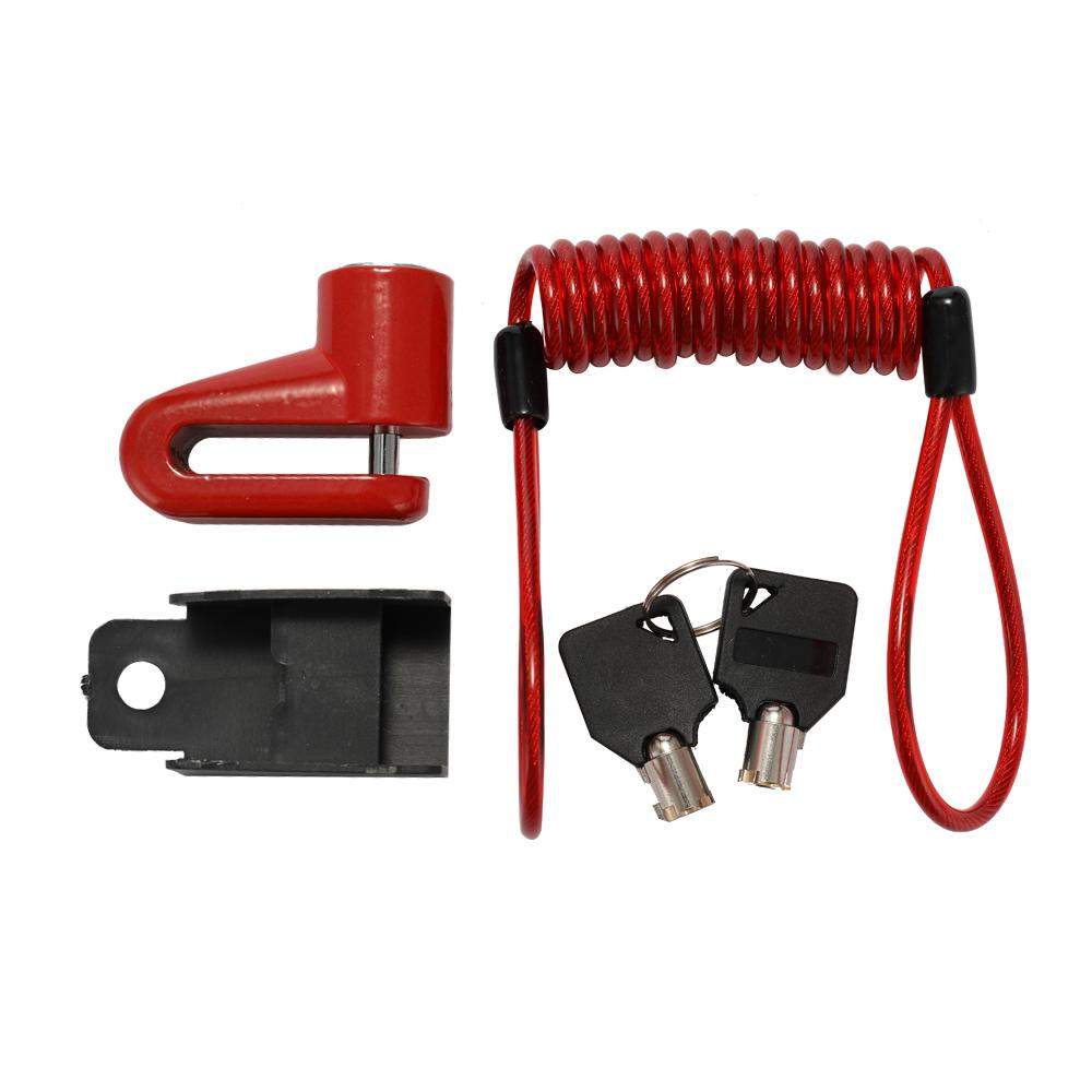 Jarrulevylukko Polkupyörille ja Moottoriajoneuvoille - Punainen