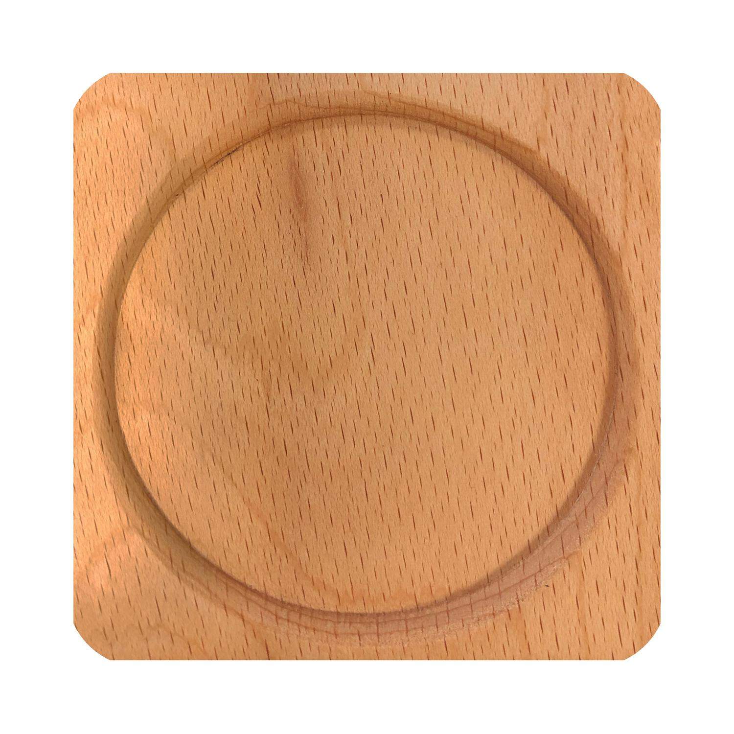 Bordskåner, Lyst Træ - Firkant - Nr. 3