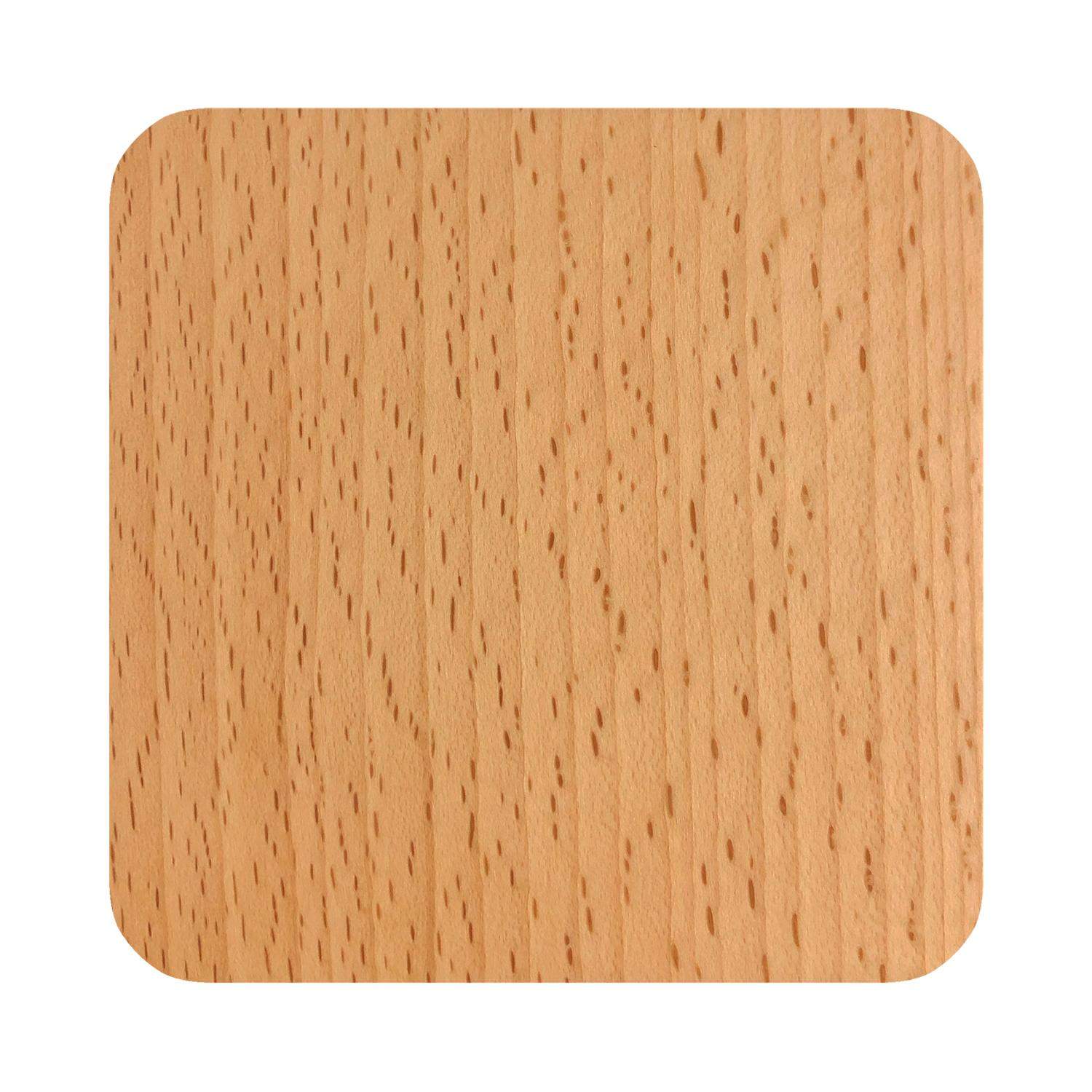 Bordskåner, Lyst Træ - Firkant - Nr. 1