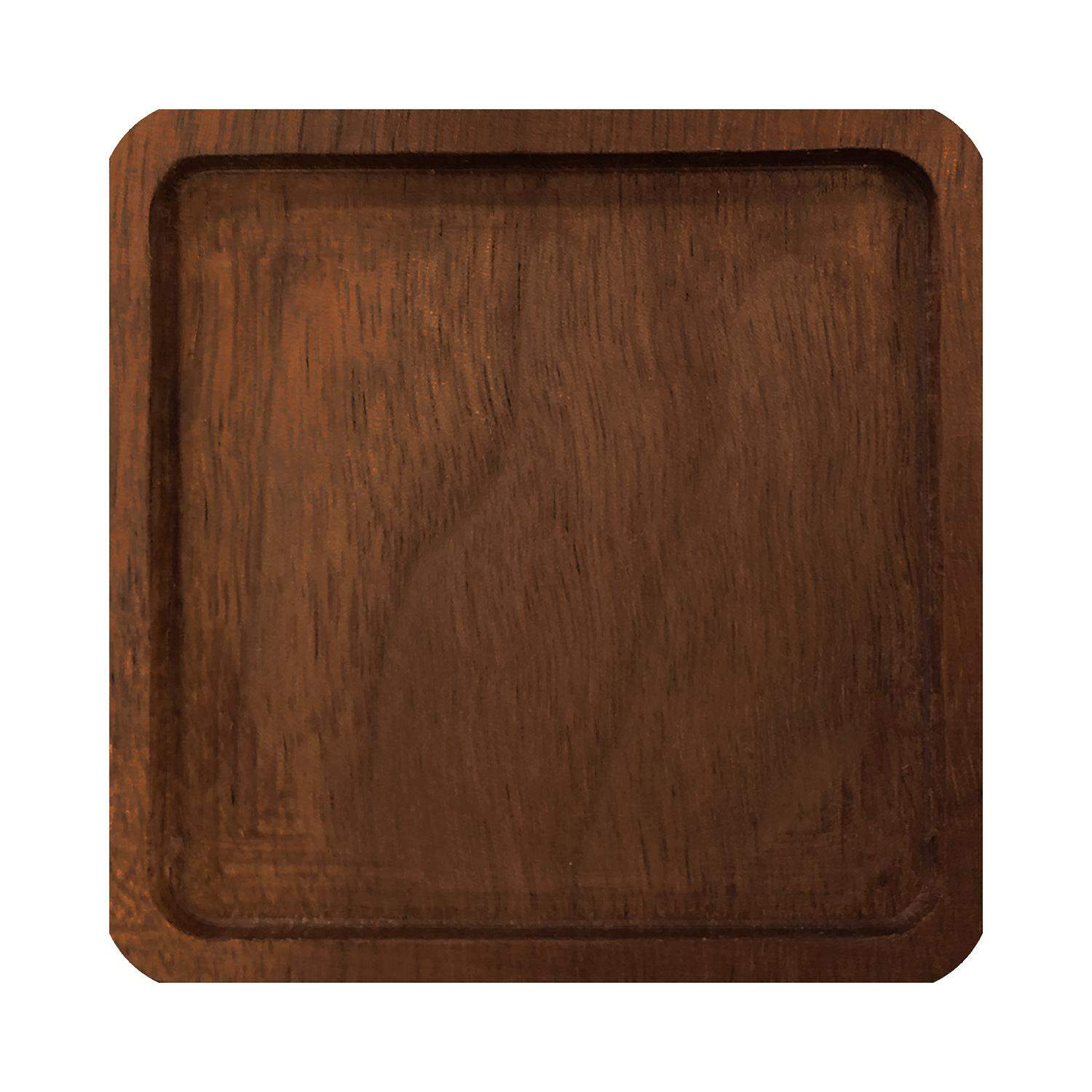 Bordskånere, Mørkt Træ - Firkant - Nr. 3