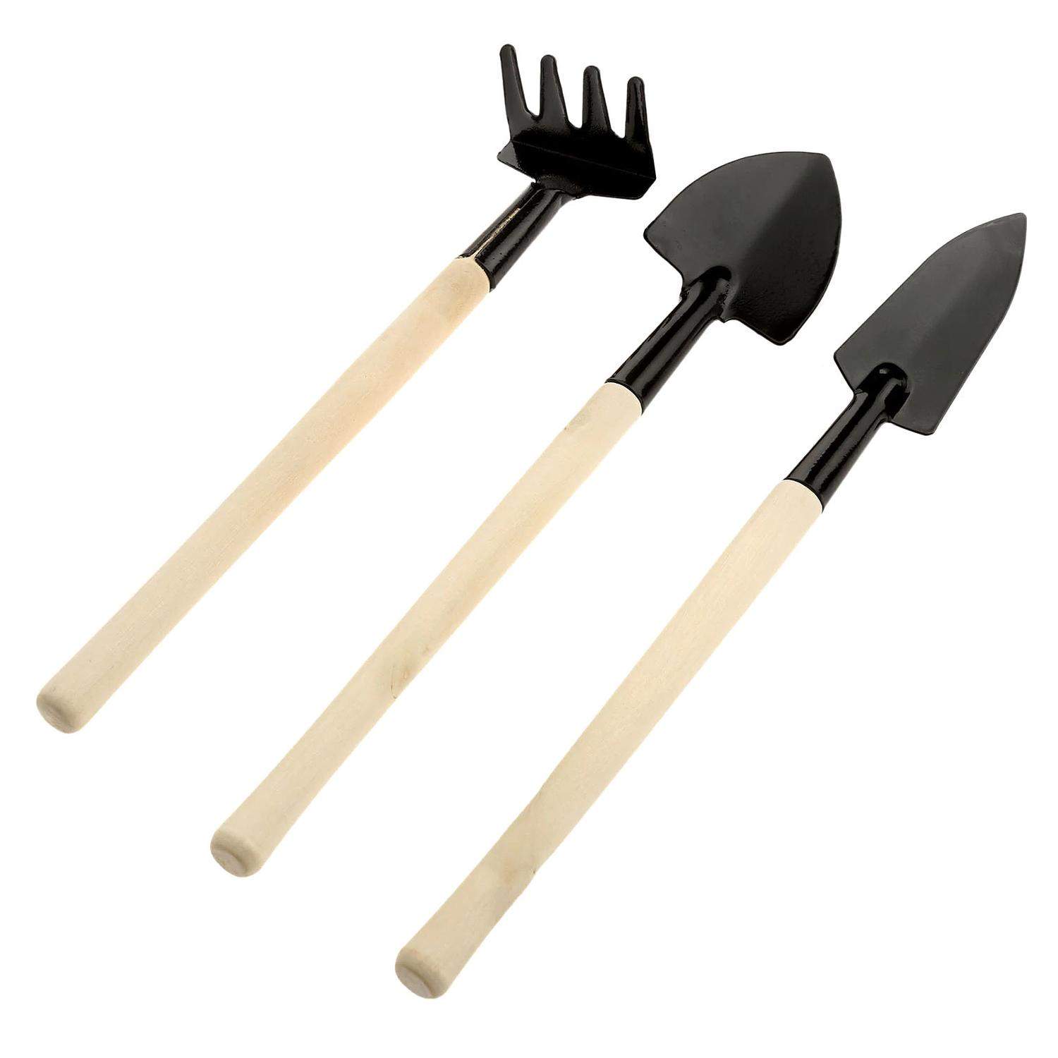 3x Haveredskaber til blomsterpotter