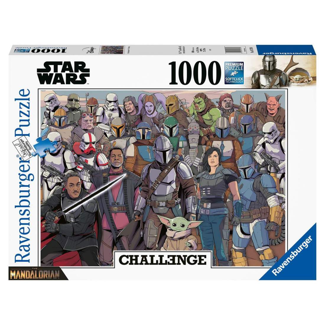 The Mandalorian, Pussel - Challenge - 1000 bitar | Leksaker & Spel - Leksaker - Pussel - 1000-bitars Pussel | Pryloteket