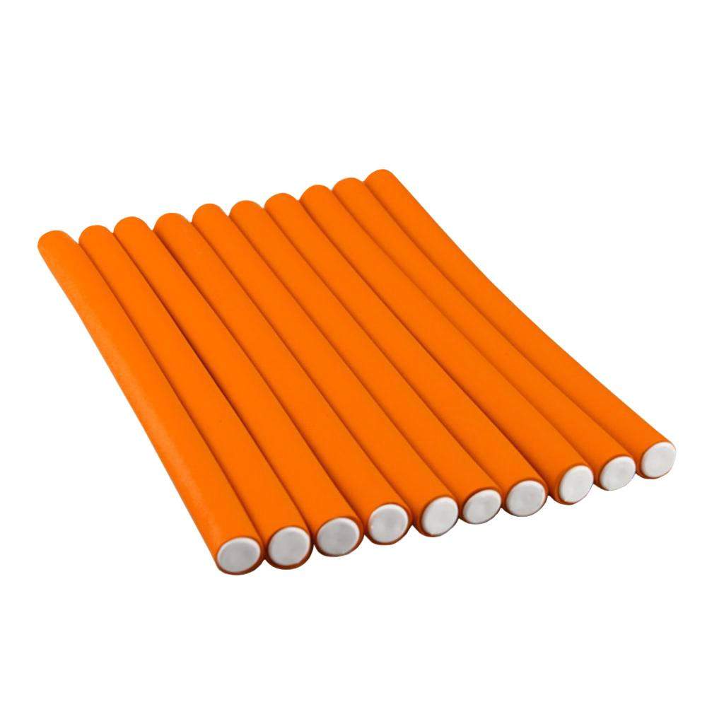 10x Fleksible Curlere - 3 cm - Orange