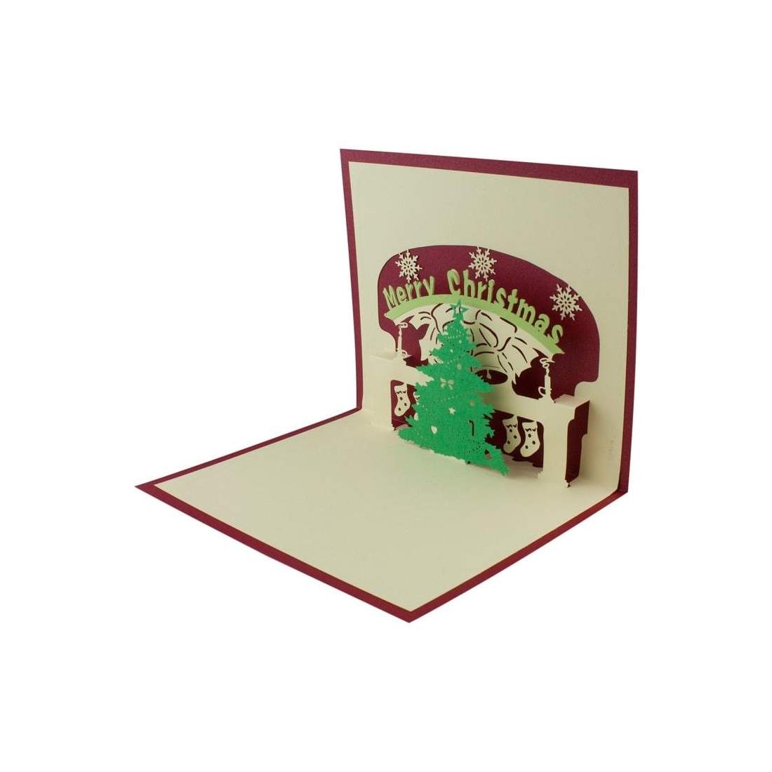 Handgjort Pop-Up Julkort - Nr 2 | Presenttips - Jul | Pryloteket