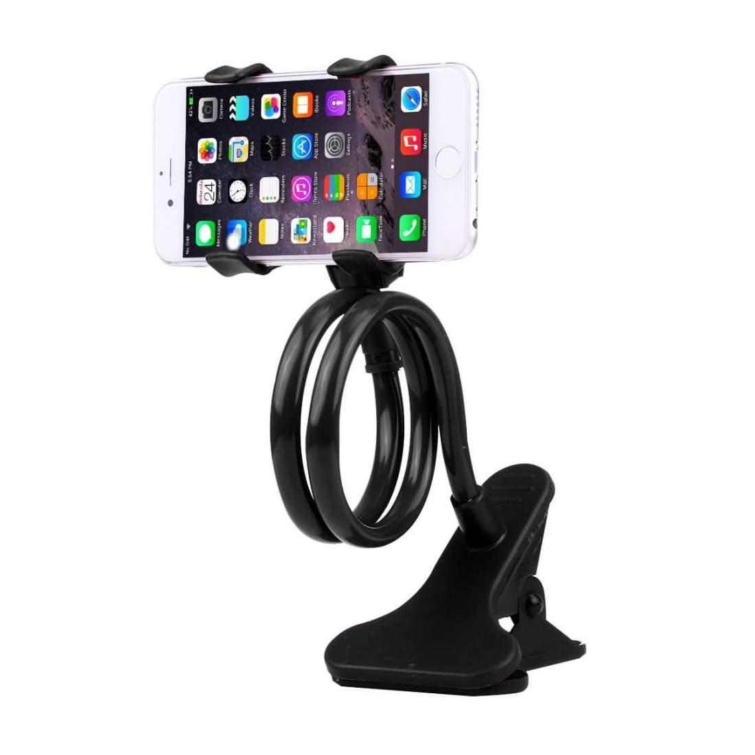 Flexibel Mobilhållare med Klämma - Svart | Elektronik - Tillbehör Mobil & Surfplatta - Mobiltillbehör - Mobilstativ | Pryloteket