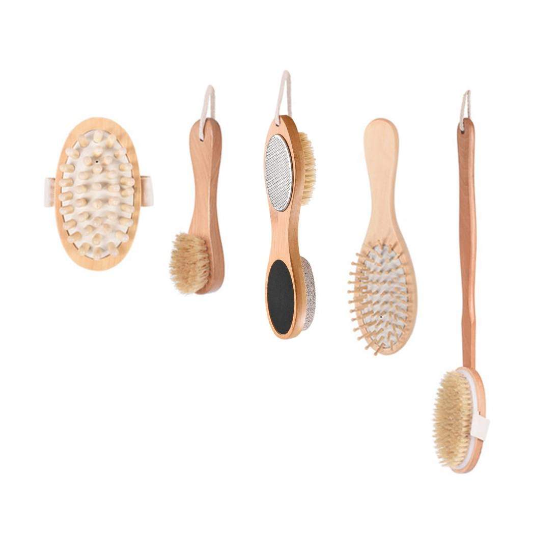 Set med Badborstar - 5 Delar | Hälsa & Skönhet - Hud- & Ansiktsvård | Pryloteket