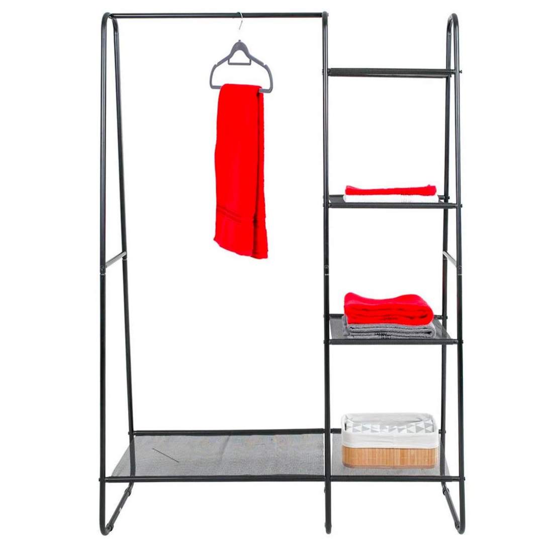 Klädhängare med Klädstång och Hyllor | Hem & Hobby - Hem & Hushåll - Förvaring & Organisering - Klädkrokar & Klädhängare | Pryloteket