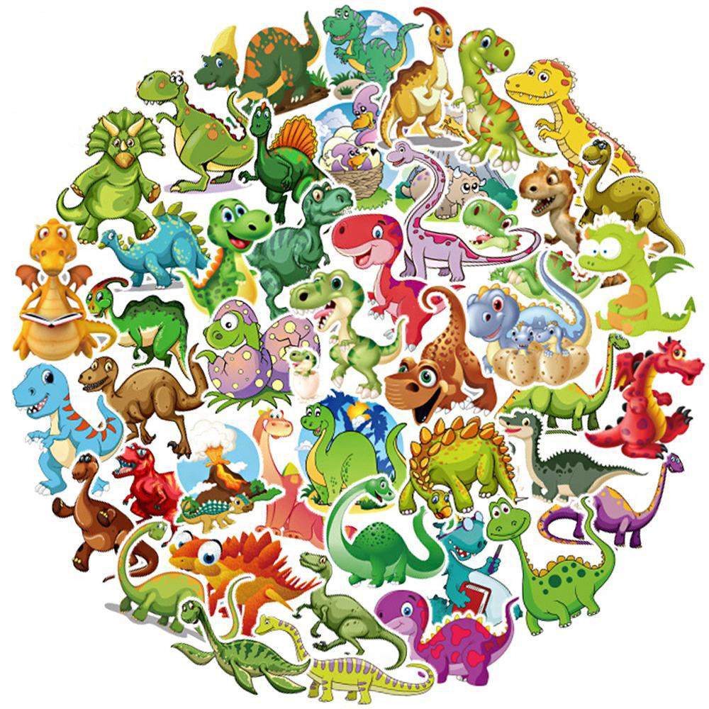 Pakke med Klistermærker - Dinosaurer