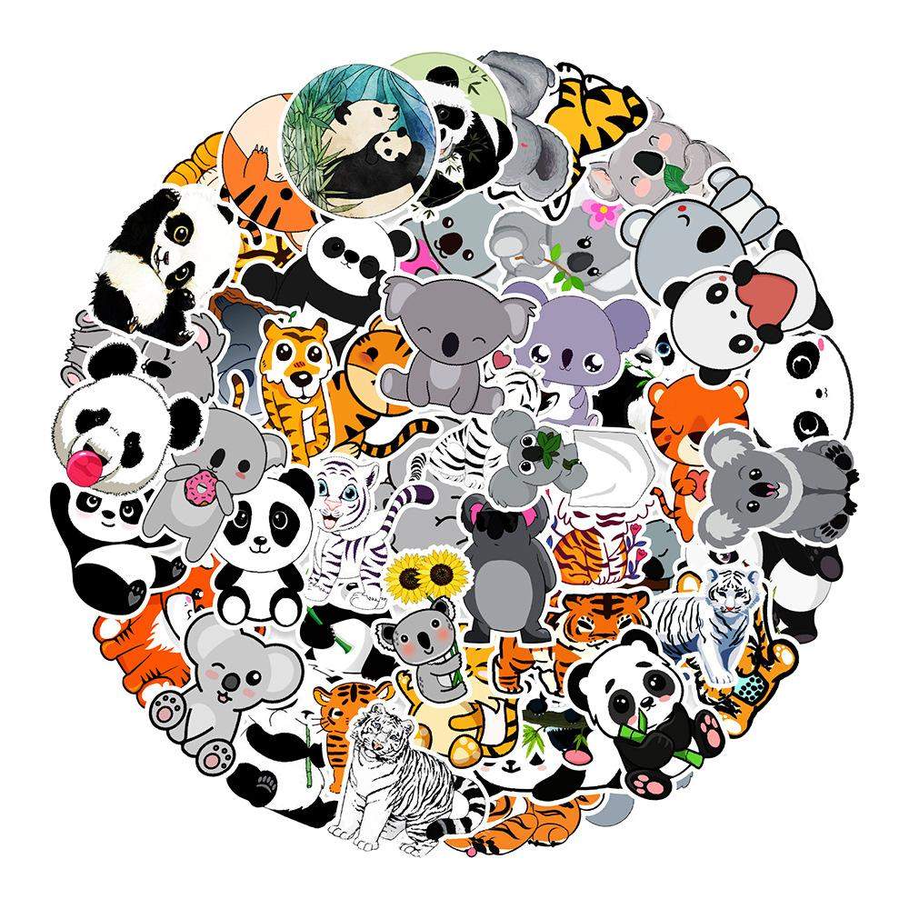 Pakke med Klistermærker - Koala og andre Dyr