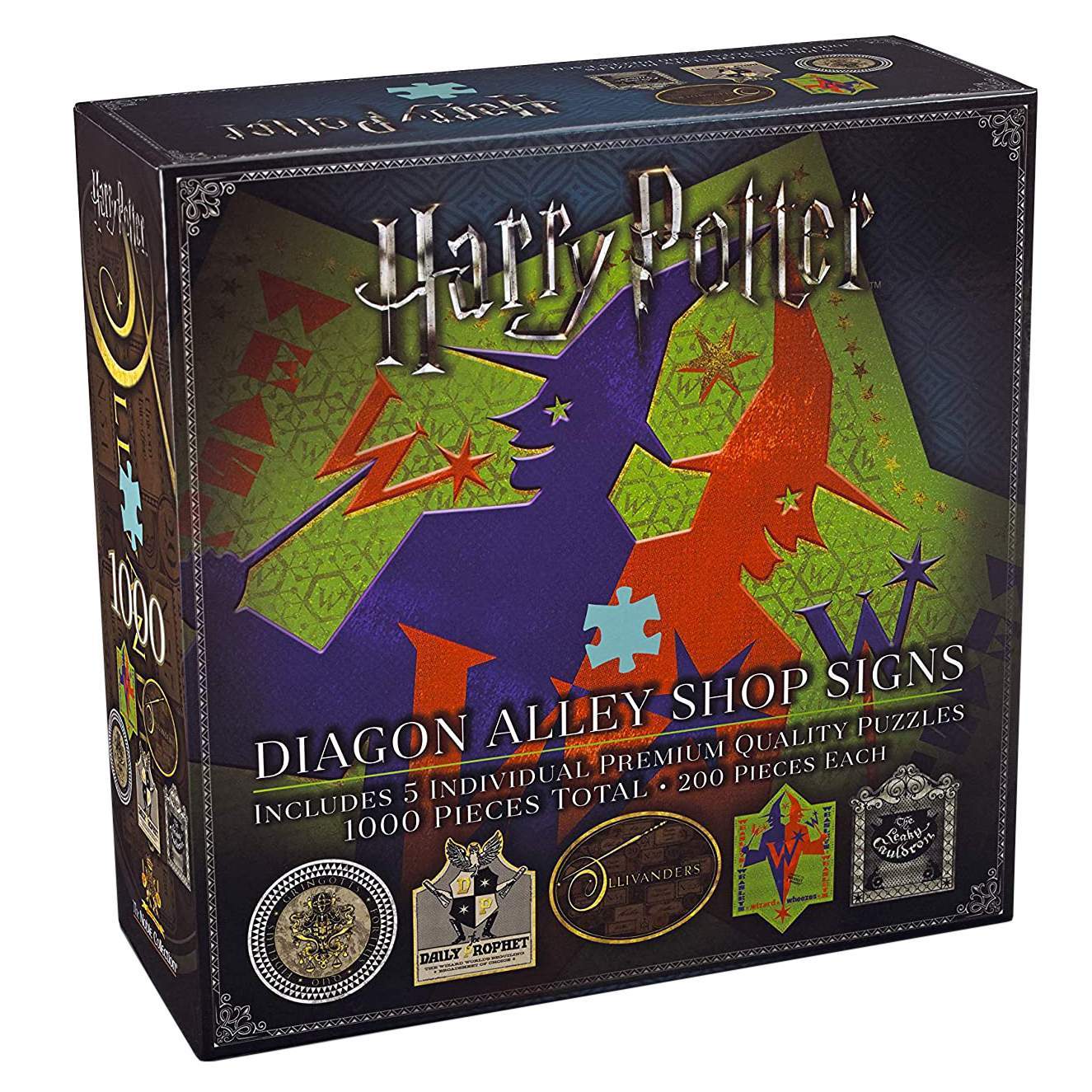 Harry Potter, 5x Pussel - Diagon Alley | Leksaker & Spel - Leksaker - Merchandise | Pryloteket