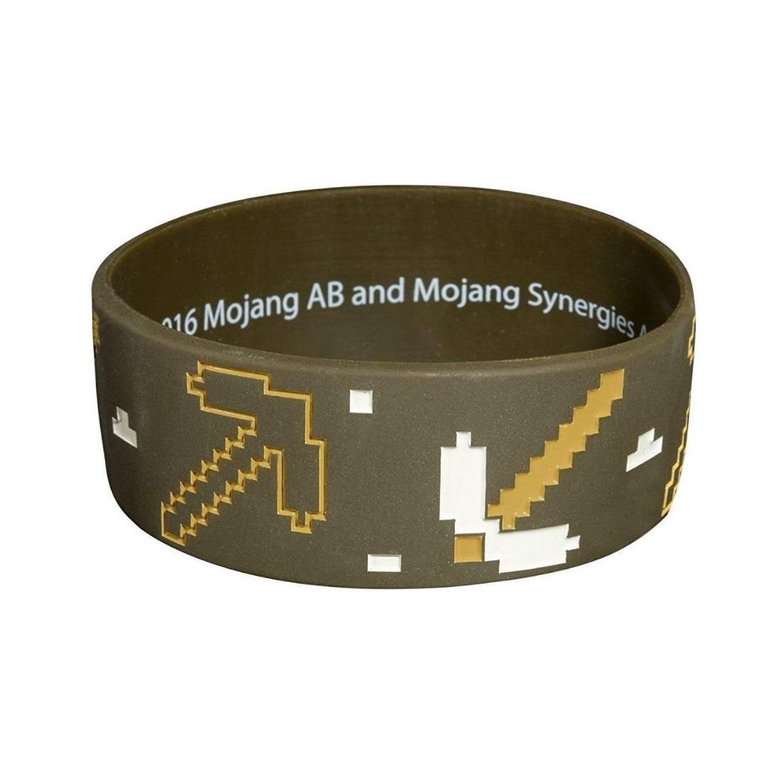 Minecraft, Silikonarmband - Brunt | Leksaker & Spel - Leksaker - Merchandise | Pryloteket