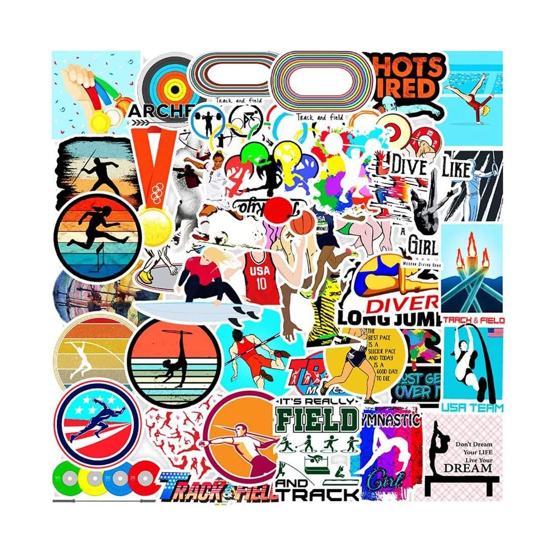 Pack of Stickers Sport eStore