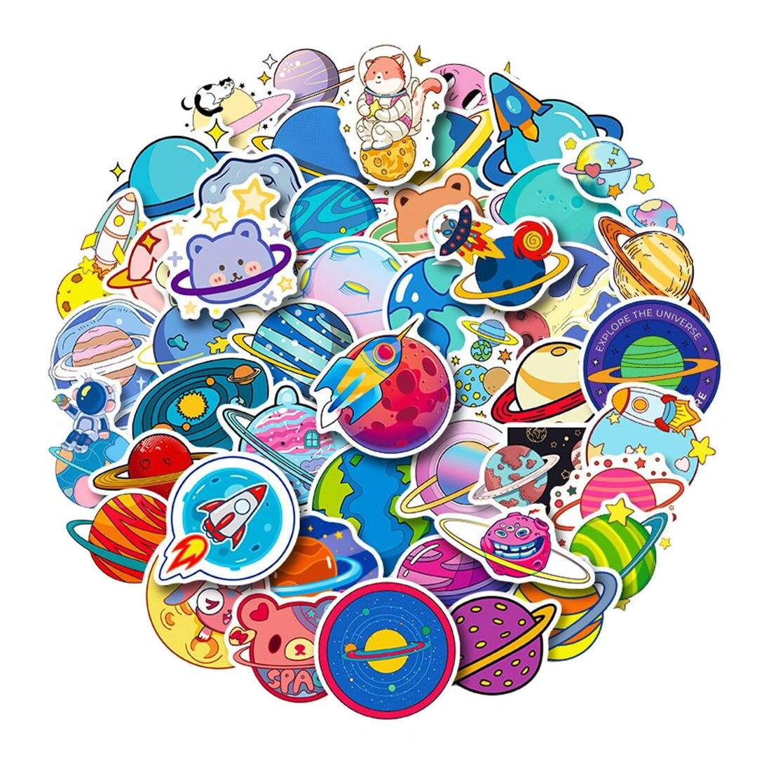 Pack med Klistermärken - Rymd och Planeter