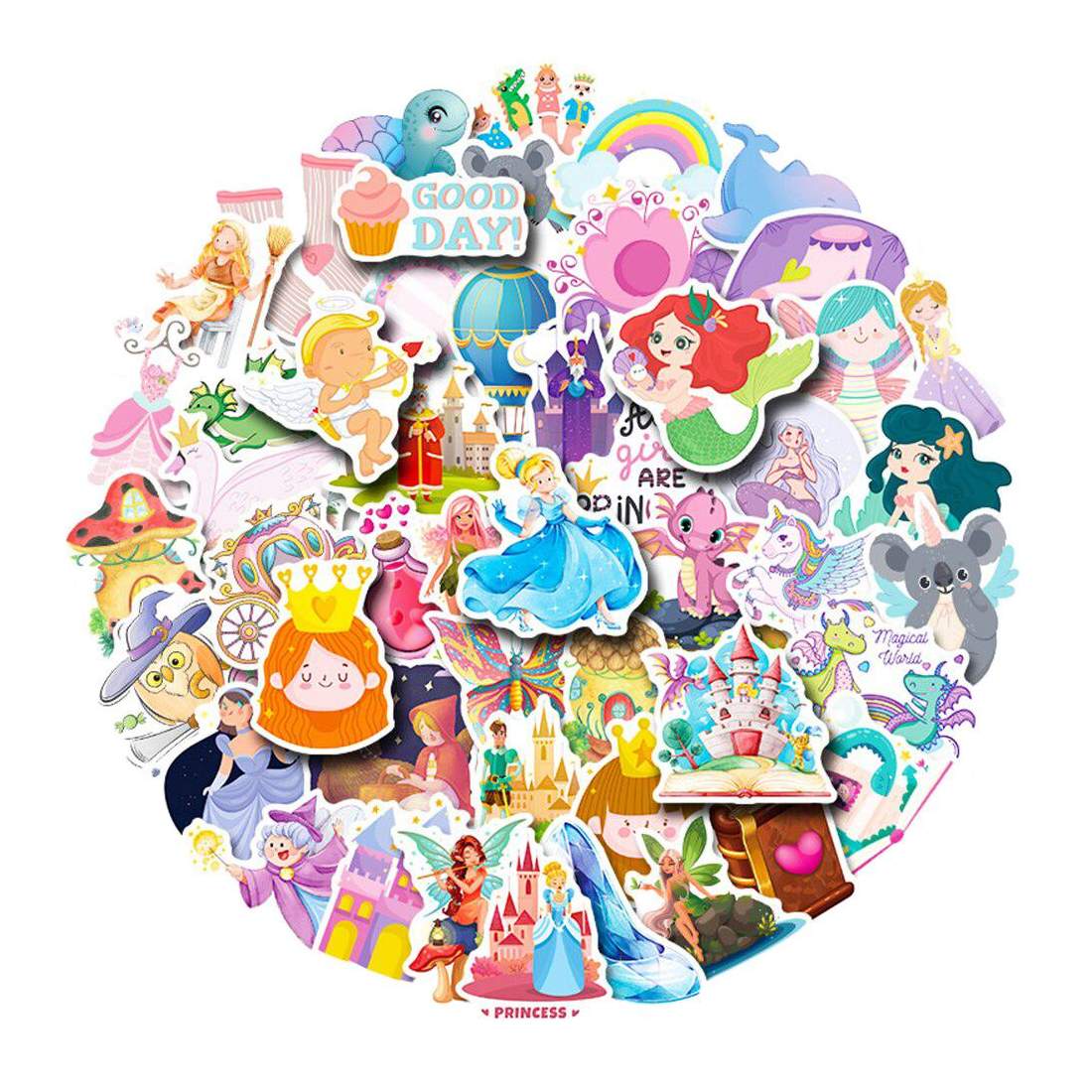 Pack med Klistermärken - Prinsessor | Leksaker & Spel - Leksaker - Rittillbehör & Pyssel - Klistermärken | Pryloteket