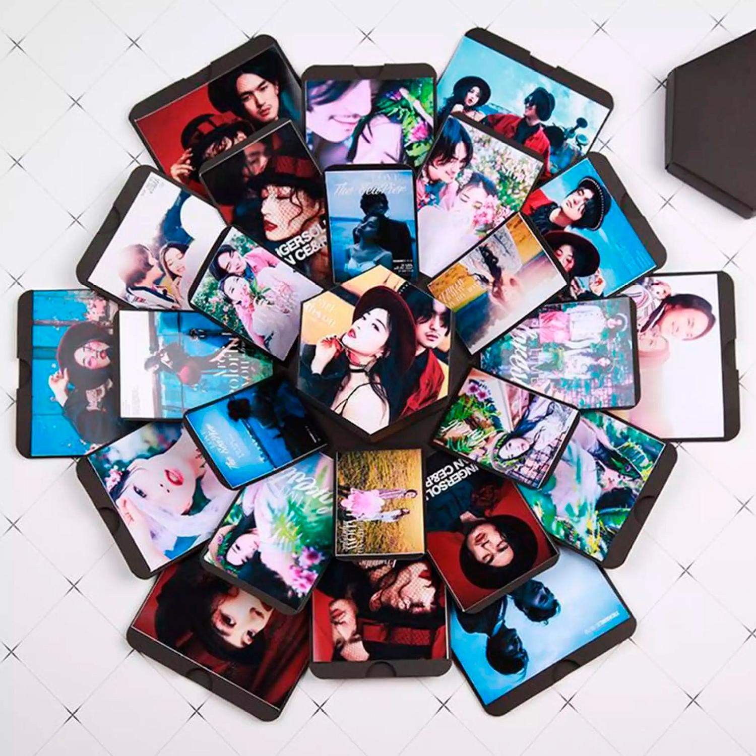 Räjähdyslaatikko, lahjapakkaus - kuusikulmainen