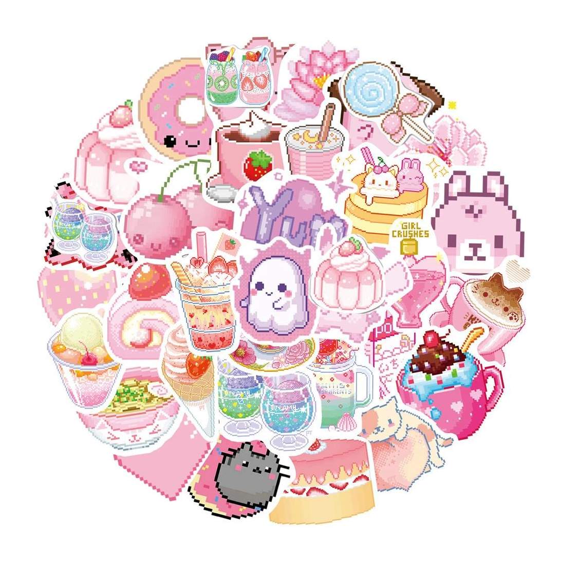 Pack med Klistermärken - Pixel | Leksaker & Spel - Leksaker - Rittillbehör & Pyssel - Klistermärken | Pryloteket