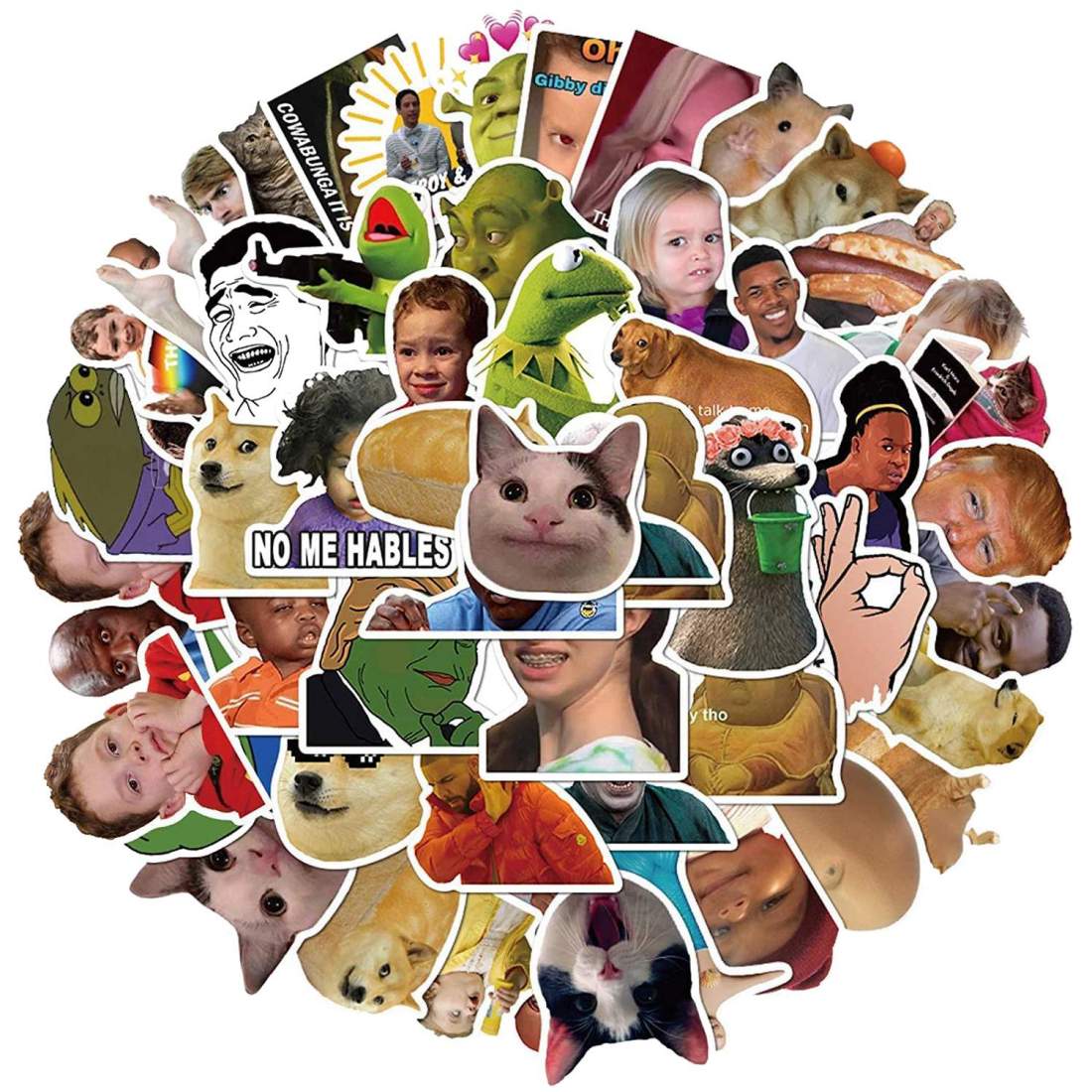 Pack med Klistermärken - Memes