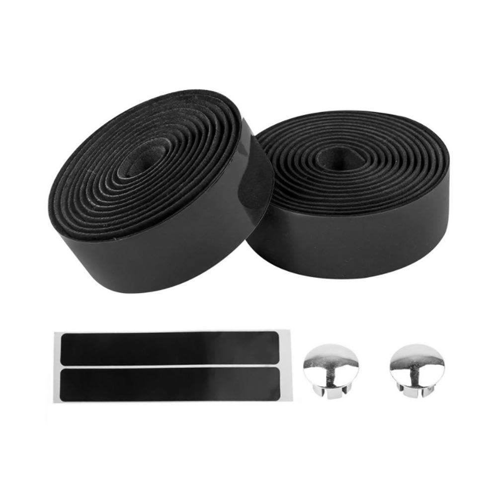 2x Ohjaustangon Nauhat Polkupyörään - Musta