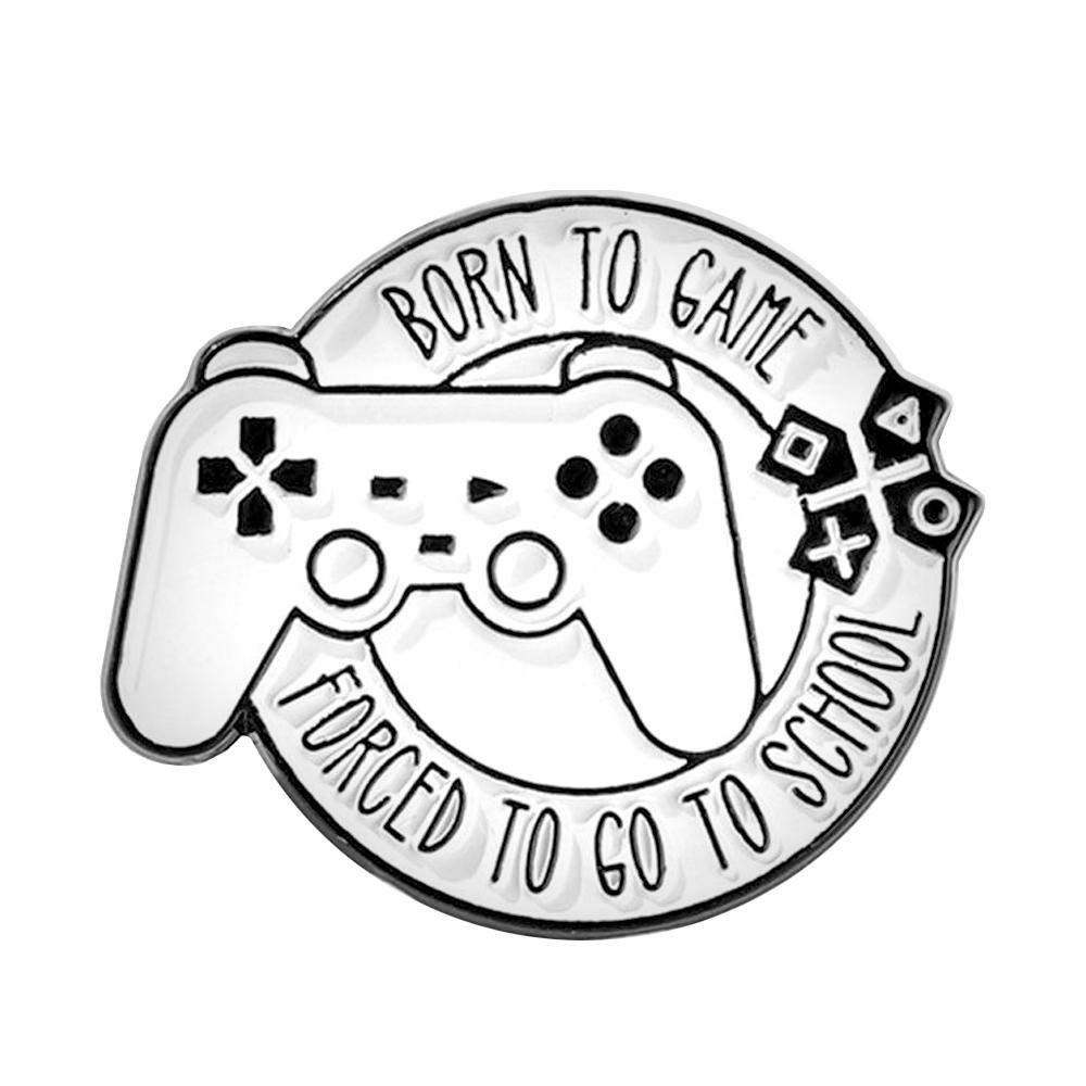 Broche, Metal - Born to Game