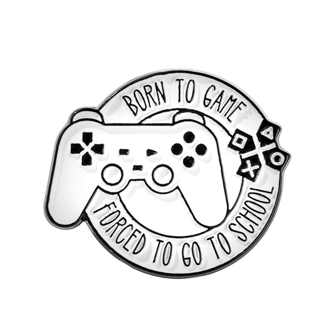 Brosch, Metall - Born to Game | Mode & Accessoarer - Accessoarer - Nyckelringar & Nålar/Pins | Pryloteket