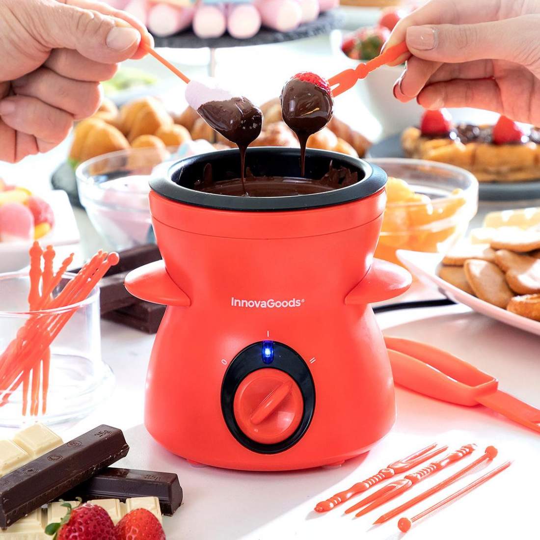Chokladfondue med Tillbehör - Elektrisk | Hem & Hobby - Hem & Hushåll - Kök - Köksredskap - Övriga Köksredskap | Pryloteket