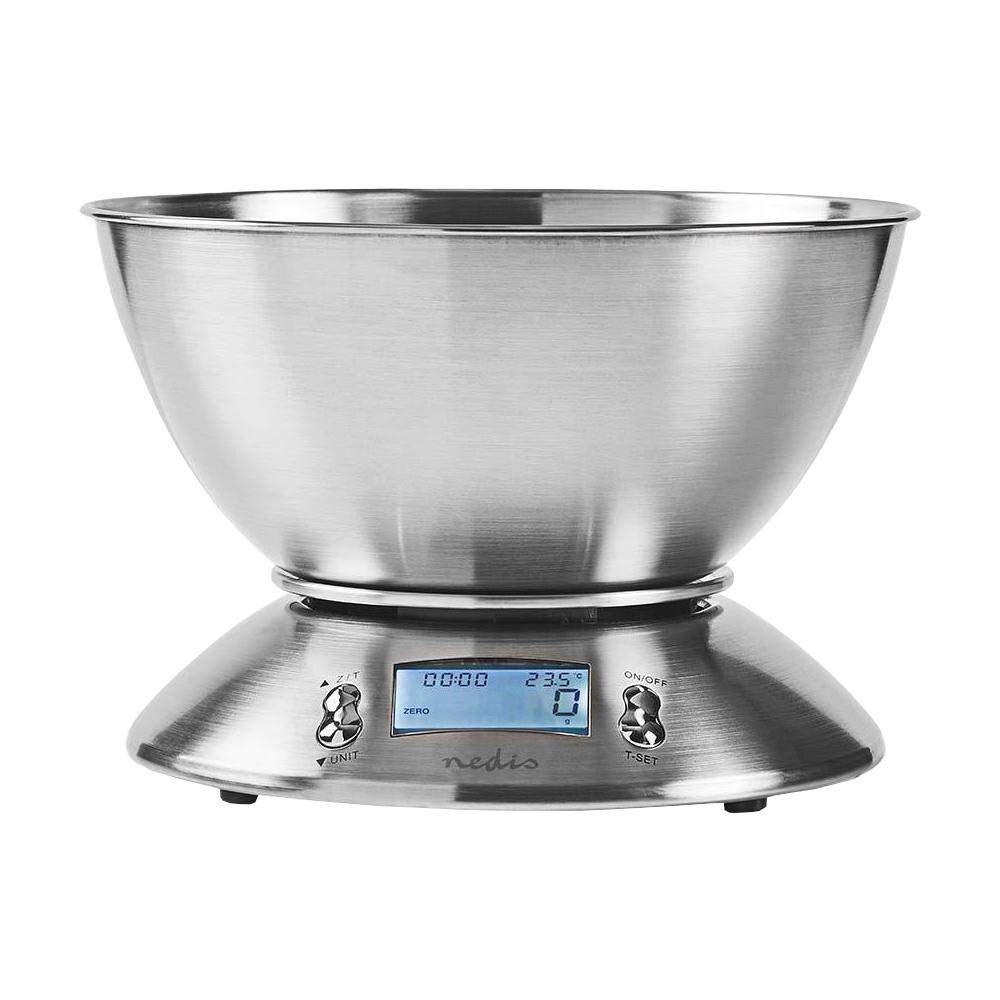 Digital Köksvåg med Skål - Rostfritt Stål | Hem & Hobby - Hem & Hushåll - Kök - Köksredskap - Köksvåg | Pryloteket