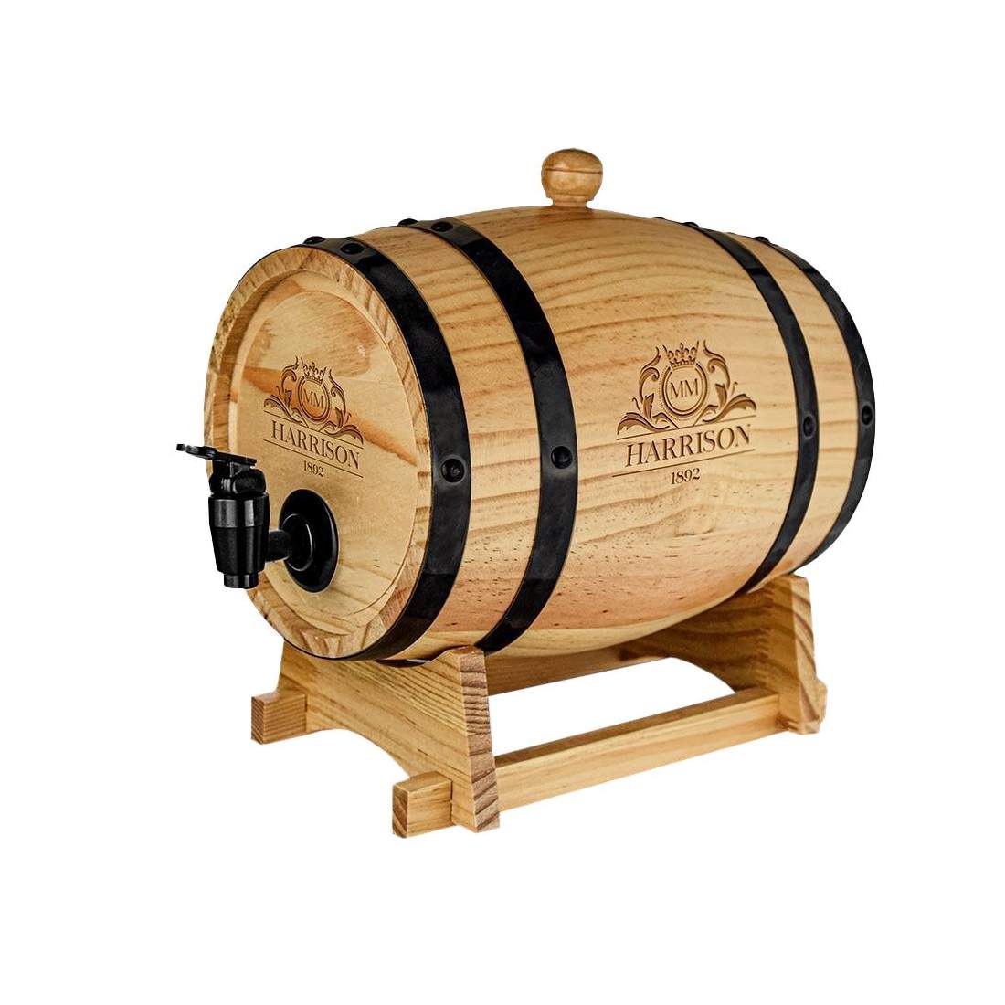 Vin- och Whiskeytunna med Kran - Trä - 3 L | Hem & Hobby - Hem & Hushåll - Kök - Servering | Pryloteket