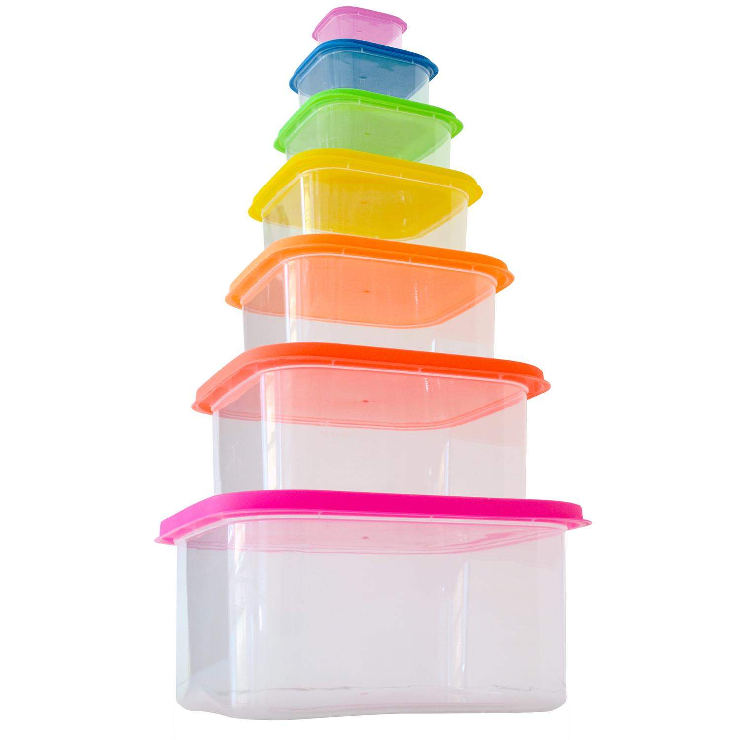7x Matbehållare i Olika Storlekar | Hem & Hobby - Hem & Hushåll - Kök - Köksredskap - Övriga Köksredskap | Pryloteket