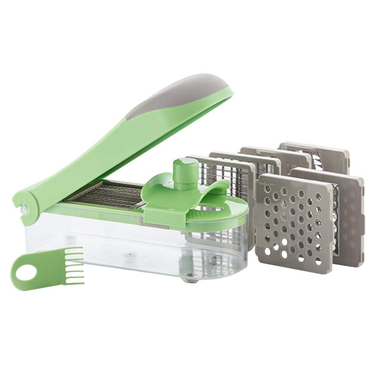 Alternativ bild 1 för InnovaGoods Grönsaksskärare, -rivare och -rivare med recept och tillbehör 7-i-1 Choppie Expert InnovaGoods