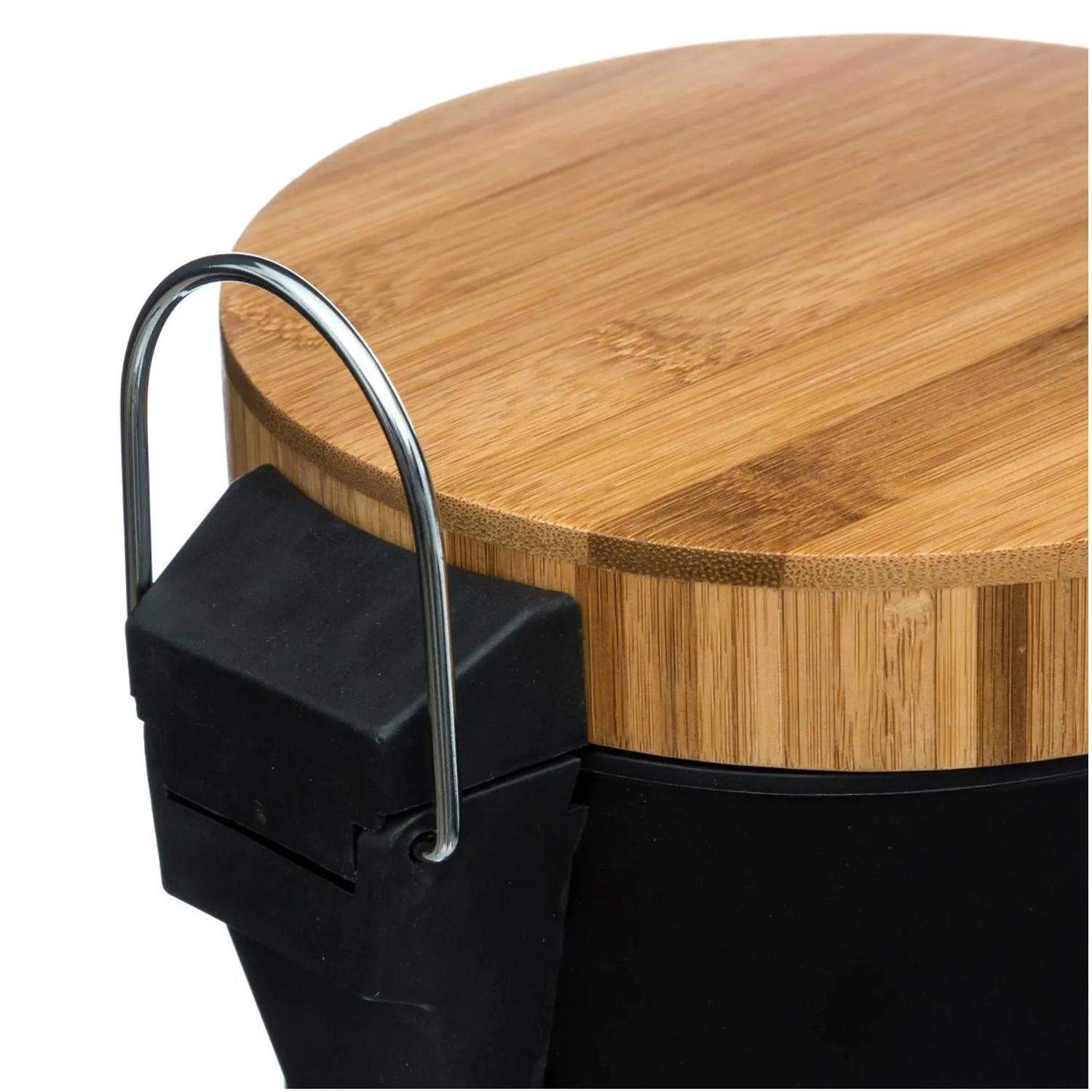 Alternativ bild 1 för Pedal papperskorg 5five svart (140801N)