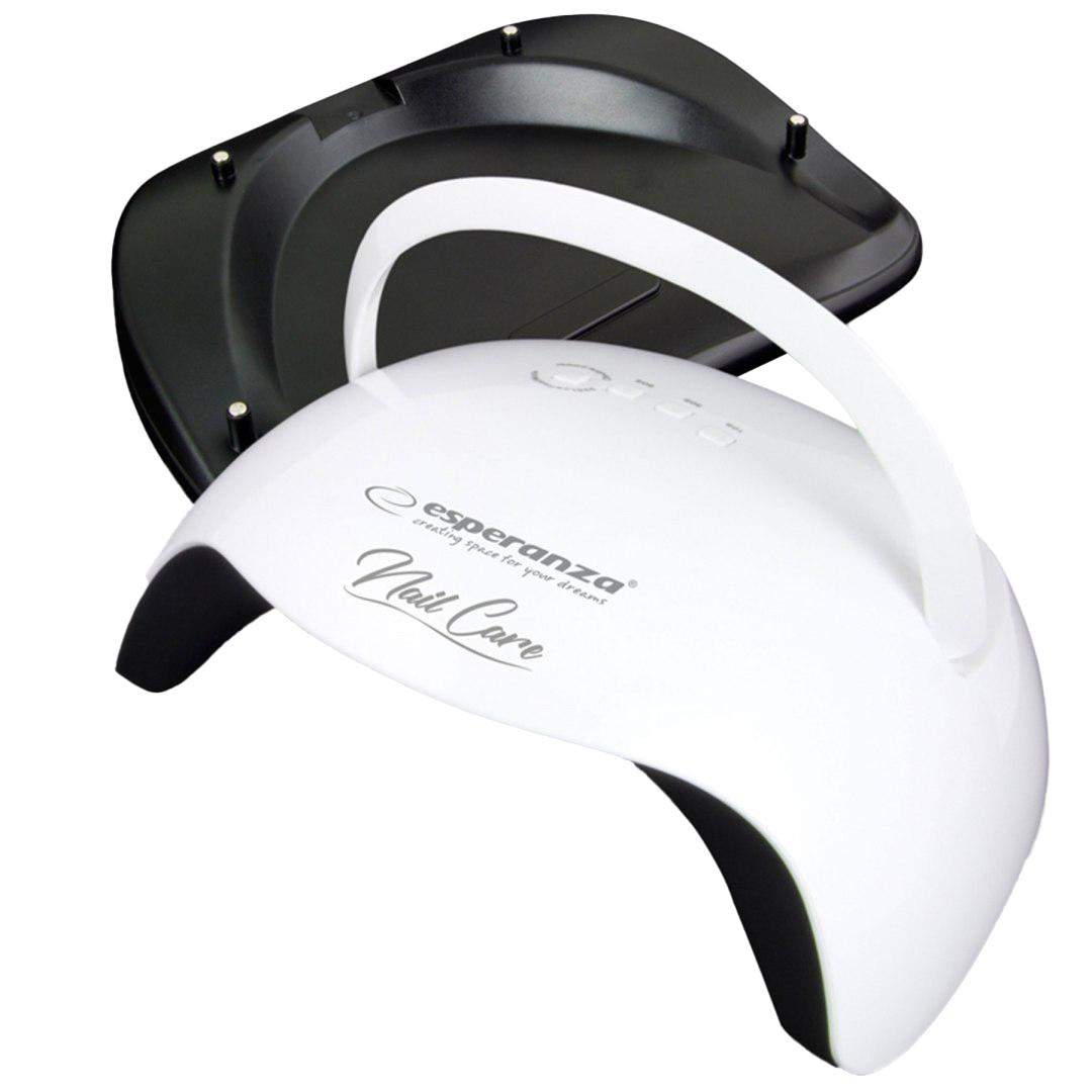 Alternativ bild 1 för Esperanza UV Led Nail Lamp Amethyst White Hybrid Varnish (EBN005)