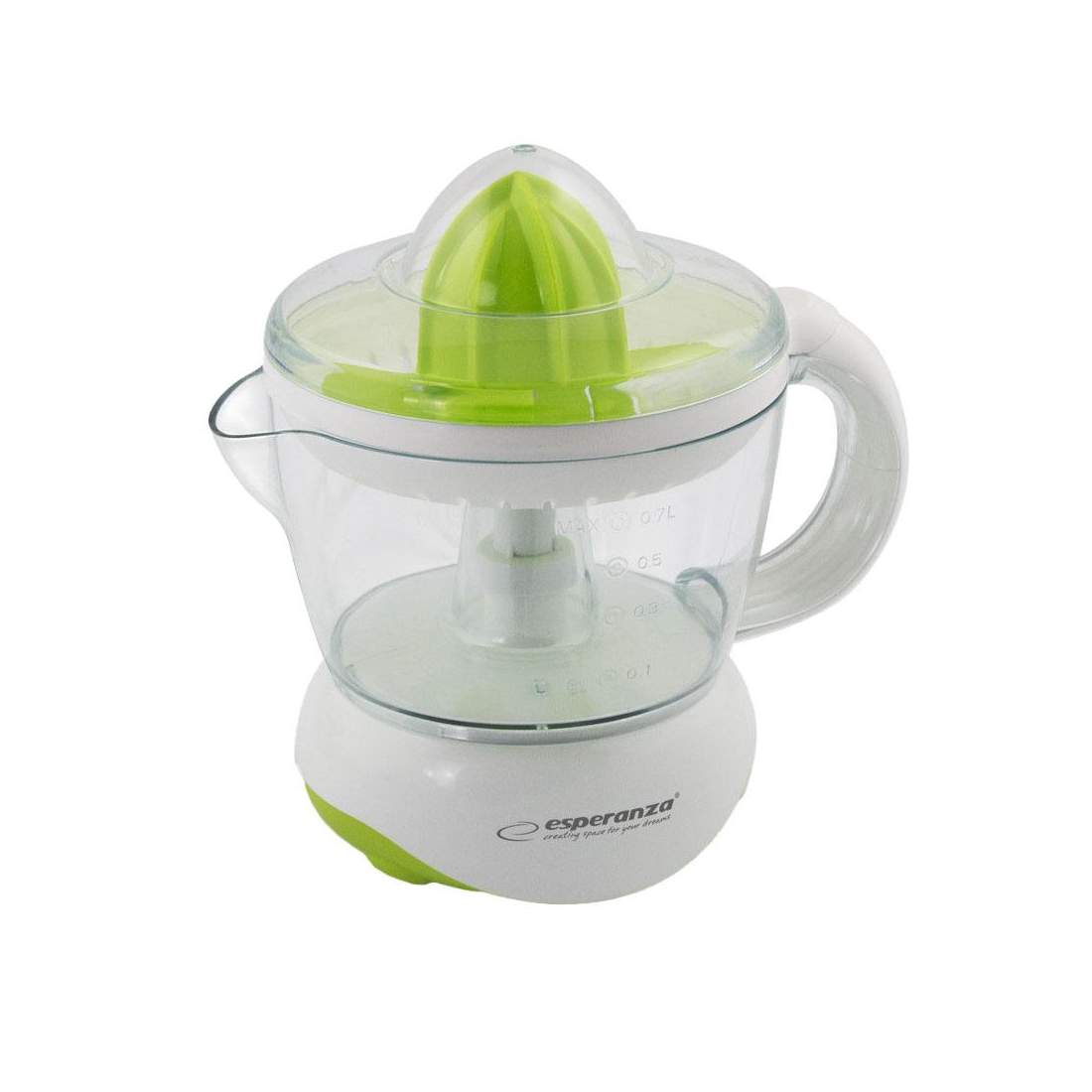 Esperanza - Elektrisk Citruspress - Vit / Grön | Hem & Hobby - Hem & Hushåll - Kök - Köksredskap - Övriga Köksredskap | Pryloteket