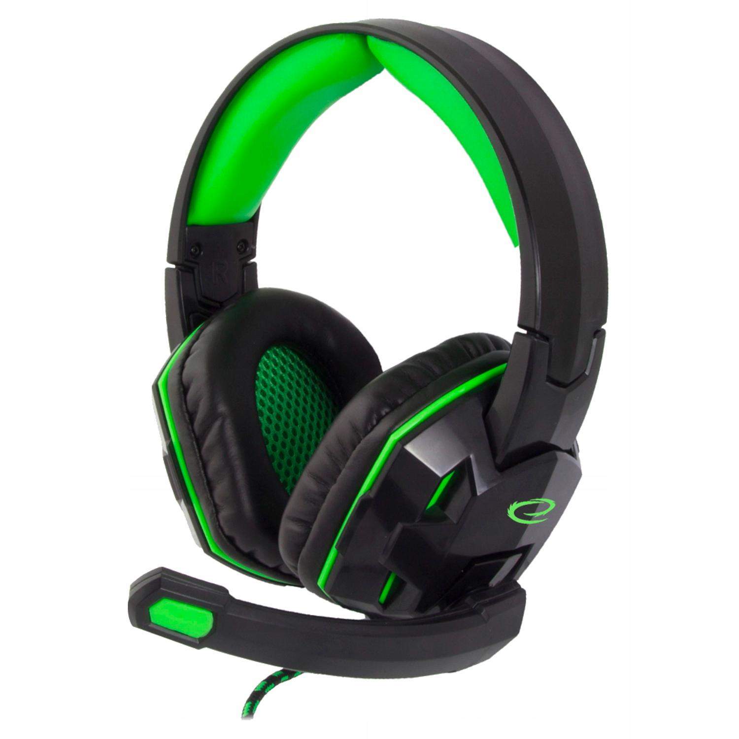 Esperanza - Gaming Headset, Venom - Grøn