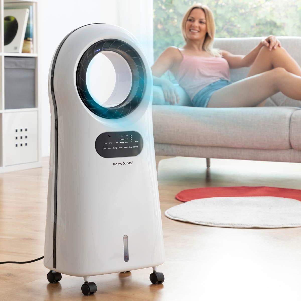 Fordampende klimaanlæg med LED