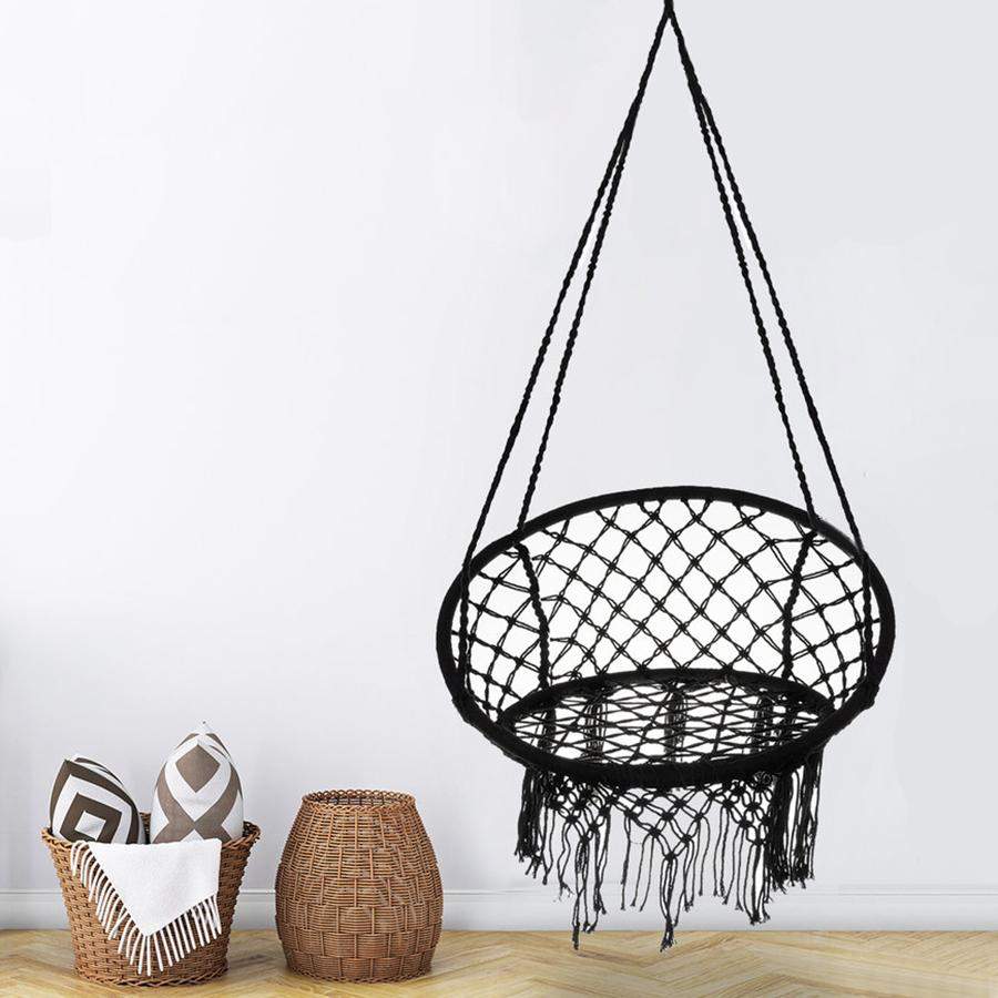 Hængekøjestol - Sort