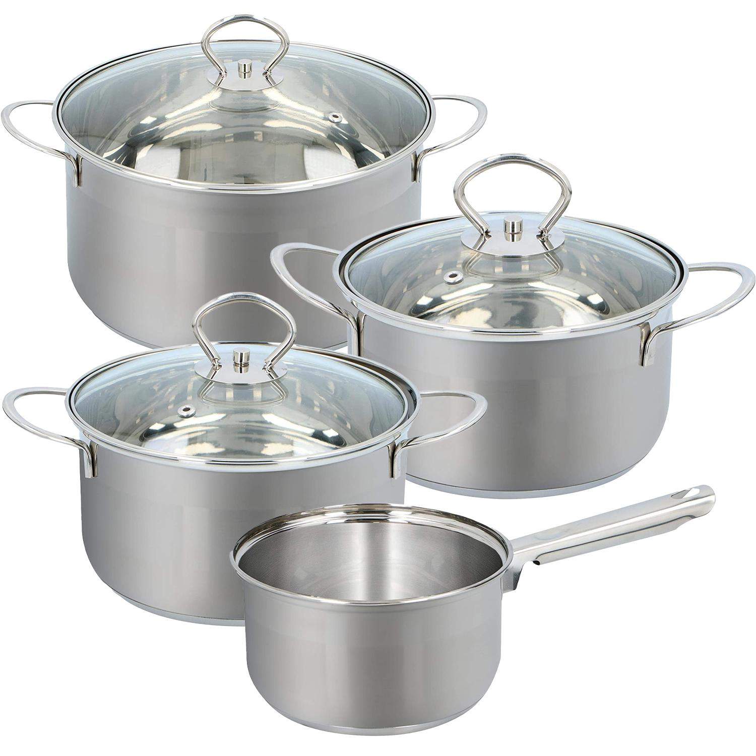 Kasserollesæt - 4 pander