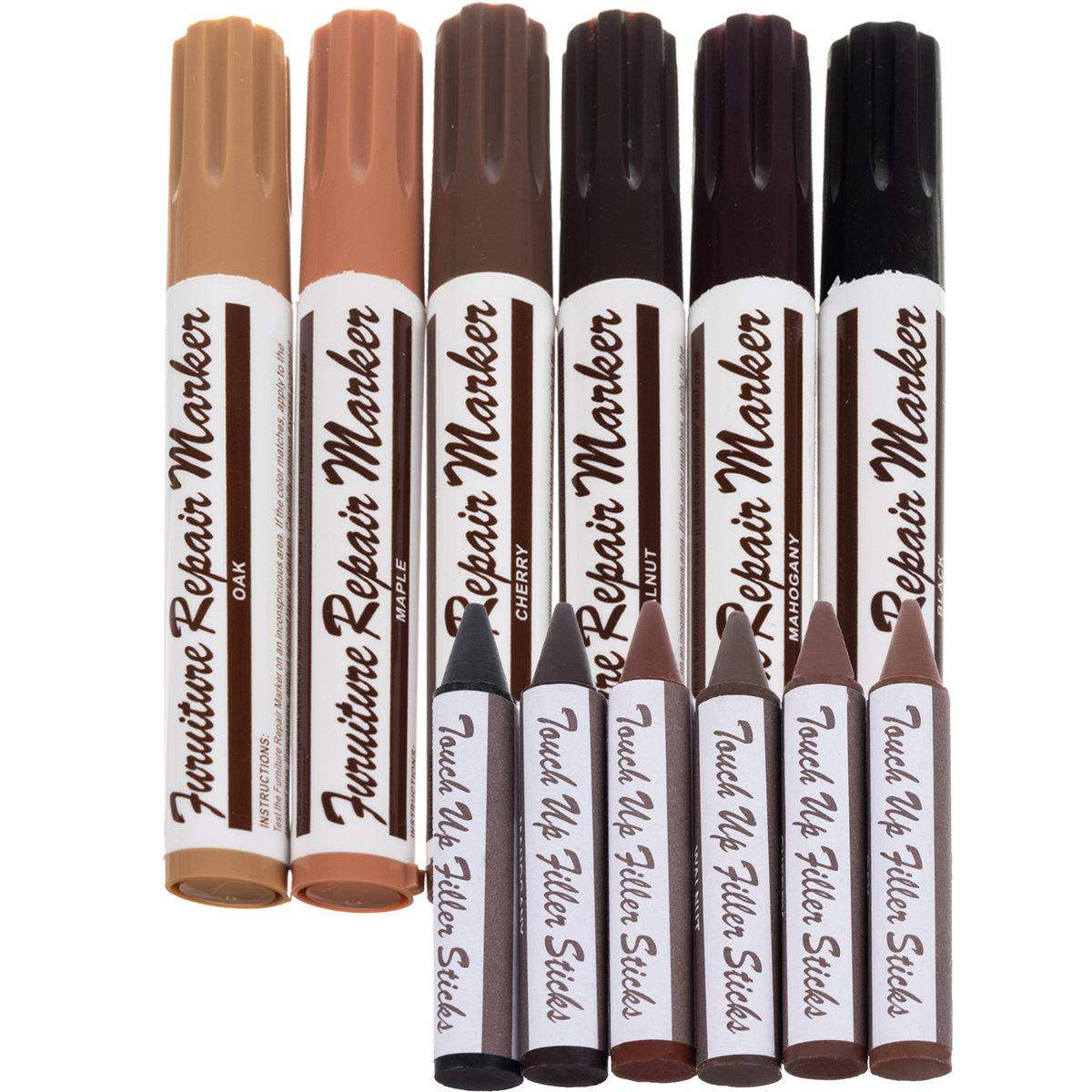 Reparationspen til møbler og panel - 6 stk