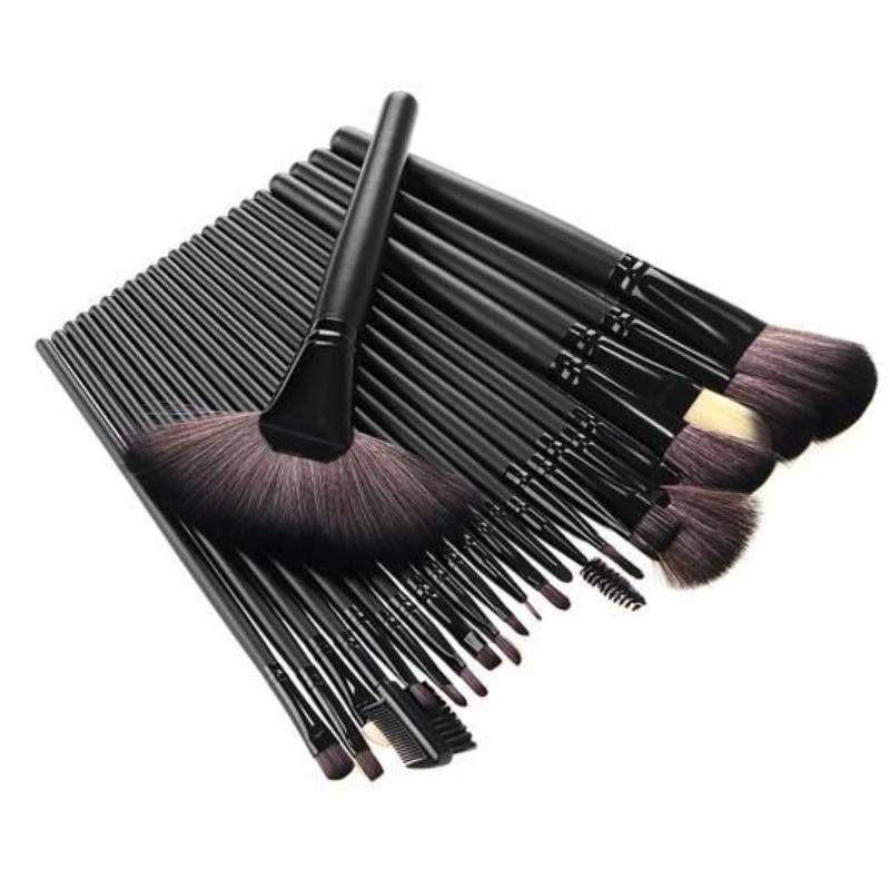 24x Makeup Børster - Sort