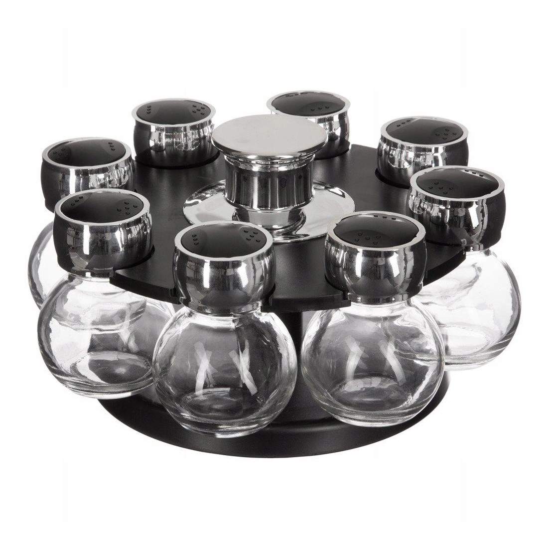 8x Kryddburkar med Roterande Kryddställ | Hem & Hobby - Hem & Hushåll - Kök - Köksförvaring - Kryddförvaring - Kryddställ | Pryloteket