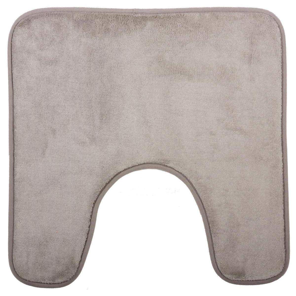 U-formet badeværelsesmåtte, Memory Foam - Grå