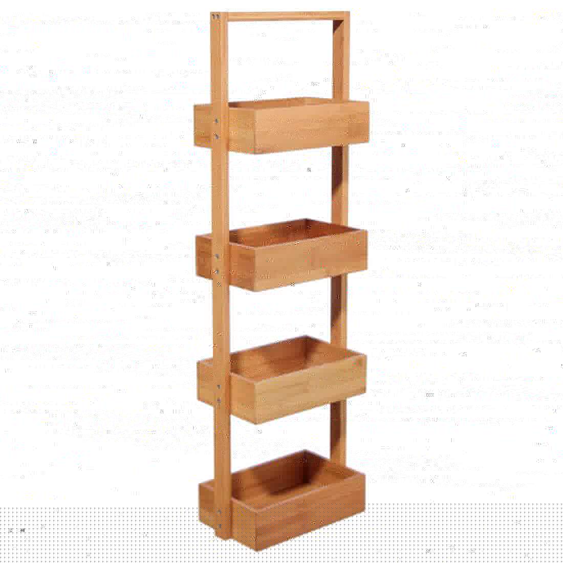 Förvaringshylla, Bambu - 4 hyllplan | Hem & Hobby - Hem & Hushåll - Förvaring & Organisering | Pryloteket